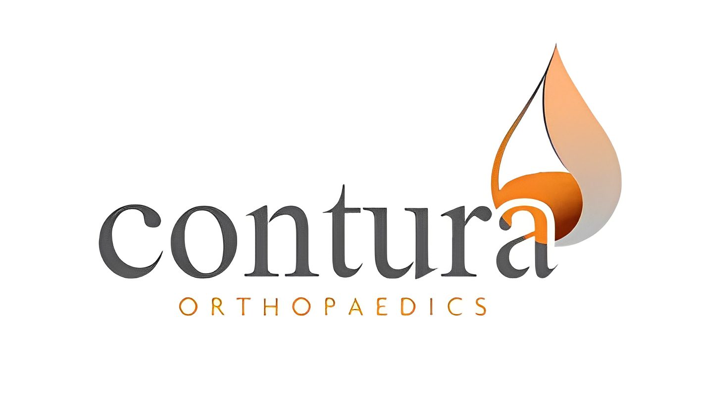 Contura Orthopaedics logo with abstract design.